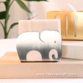 Soporte de toalla de papel vertical elefante lindo creativo